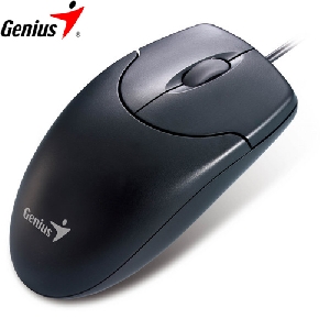 Mouse Genius Netscroll 120 Black  optic  PS2