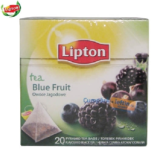 Ceai Lipton piramide Blue Fruit 20 buc x 1.8 gr