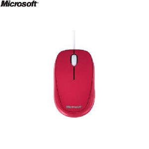 Mouse Microsoft Compact  Optic  USB  rosu