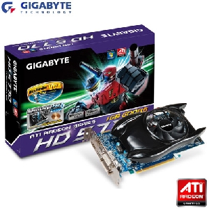 Placa video ATI HD5770 Gigabyte R577UD-1GD  PCI-E 2  1 GB  128bit