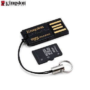 Card Micro SD Kingston  4 GB  cu cititor generatia 2