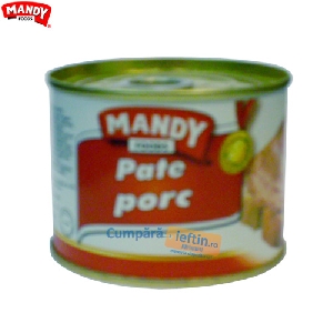 Pate de ficat de porc Mandy 200 gr