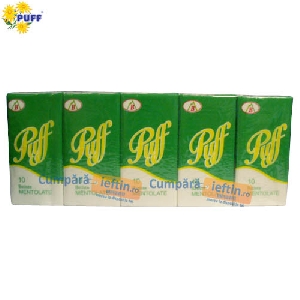 Batiste hartie Puff Menthol 10 buc/set