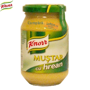 Mustar cu hrean Knorr 270 gr