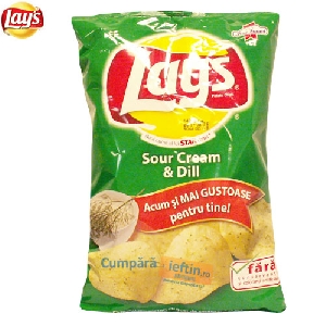 Lay`s Chips Smantana si Marar 142 gr