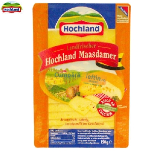 Branza topita felii Maasdamer Hochland 150 gr