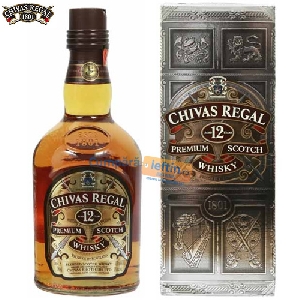 Whisky Chivas Regal 12 ani cutie metal 0.7 L