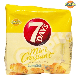 Mini Croissant Chipita 7 Days Sampanie 200 gr