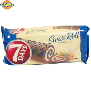 Chipita 7 Days Swiss Roll Vanilie 200 gr