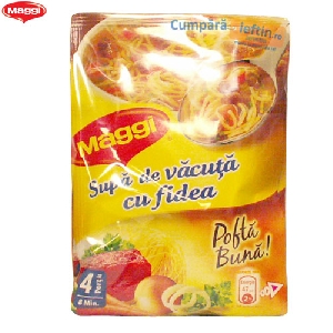 Supa instant de vacuta cu fidea Maggi 56 gr