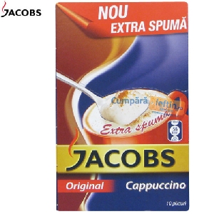 Cappuccino Jacobs Original extra spuma pliculete 10 buc x 13.5 gr