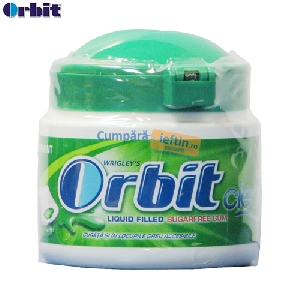 Guma de mestecat Orbit Clean Spearmint 48 tablete/cut