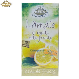 Ceai de lamaie si alte fructe Belin 20 buc x 2 gr