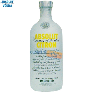 Vodka 40% Absolut Citron 0.7 L