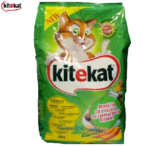 Hrana uscata pisici Kitekat Pasare si Legume 2 kg