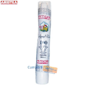 Pahare plastic unica folosinta Aristea 100 buc x 80 CC