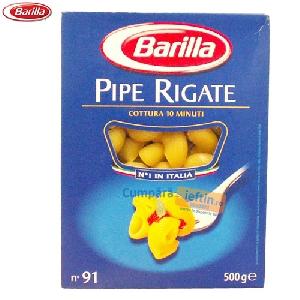 Paste fainoase Pipe Rigate Barilla 500 gr