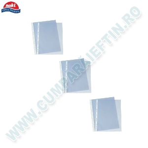 File plastic cristal Noki  A4  100 buc/set