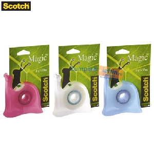 Dispenser melc banda adeziva Scotch Magic 810  19 mm x 33 m