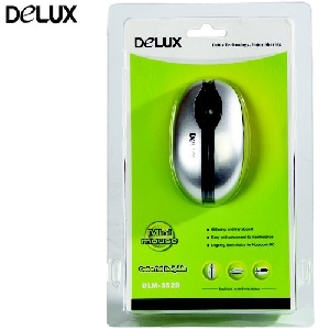 Mouse PS2/USB Delux Notebook DLM-352BT  Optic