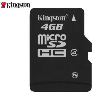 Card Micro Secure Digital Kingston  4 GB