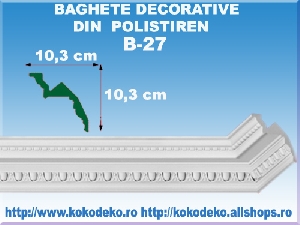 Bagheta decorative din polistiren B-27