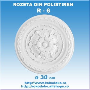 Rozeta decorativa din polistiren R-6