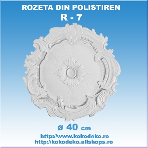 Rozeta decorativa din polistiren R-7