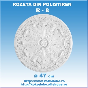 Rozeta decorativa din polistiren R-8