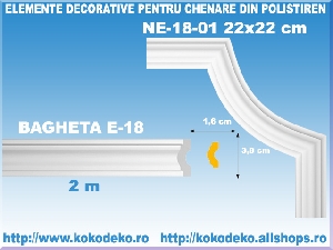 Elemente decorative din polistiren pentru chenare NE-18-01