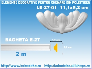 Element pentru chenare din polistiren LE-27-01