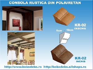 Consola rustica din poliuretan  model  KR-02