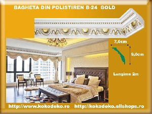 Baghete  din polistiren B 24 GOLD 