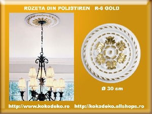 Rozetele din polistiren R-6 GOLD