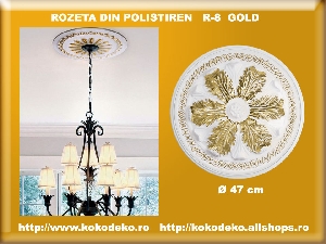 Rozetele din polistiren R-8 GOLD