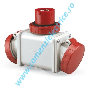 Adaptor de la 3P+E la 2x3P+N+E Scame IP44