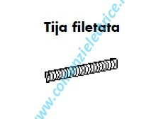 Bara filetata M8x1ml