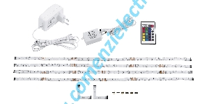 Bentita Flex LED (18) 4x4.32W Corp de iluminat