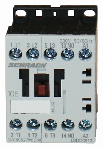 Contactor 4kW/400V 1ND AC230V