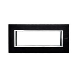 Placa ornament 6 module Brushed Antracit Bticino Axolute