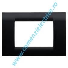 Placa ornament negru 1 modul Gewiss Virna