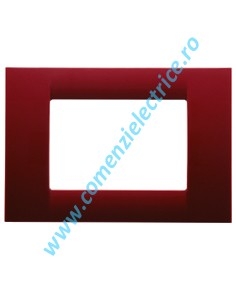 RAMA DECORATIVA GEWISS SYSTEM VIRNA, 2 MODULE, BURGUND CLASIC