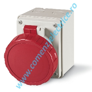 Priza rosie 16A 2P+E 200-250V IP66/67 (527.1657)