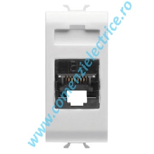 Priza ftp rj45 cat6 Gewiss Chorus, 1 Modul, Alb