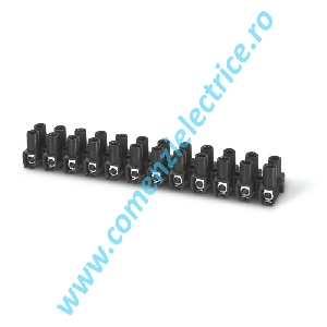 Regleta trecere 25mm negru Scame