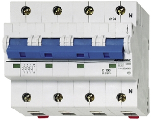 Siguranta automata tetrapolara 100A 15KA C Schrack