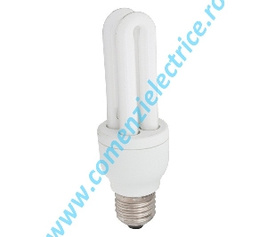 Bec economic fluorescent 2U/5W 2700K E27