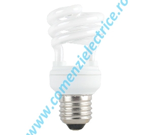 Bec economic fluorescent HALF SPIRAL 11W 4000K E27