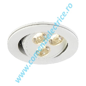 LED TRITON LED 3x1W mat alb LED cald-alb