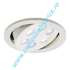 LED TRITON LED Downlight 6x3W mat alb LED alb